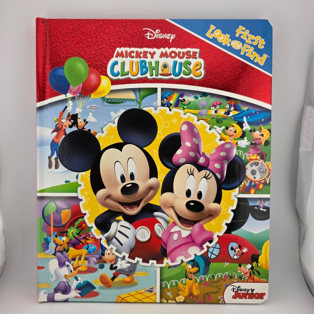 Disney Mickey Mouse‎ Clubhouse First Look and Find Book Disney Junior Pre Owned